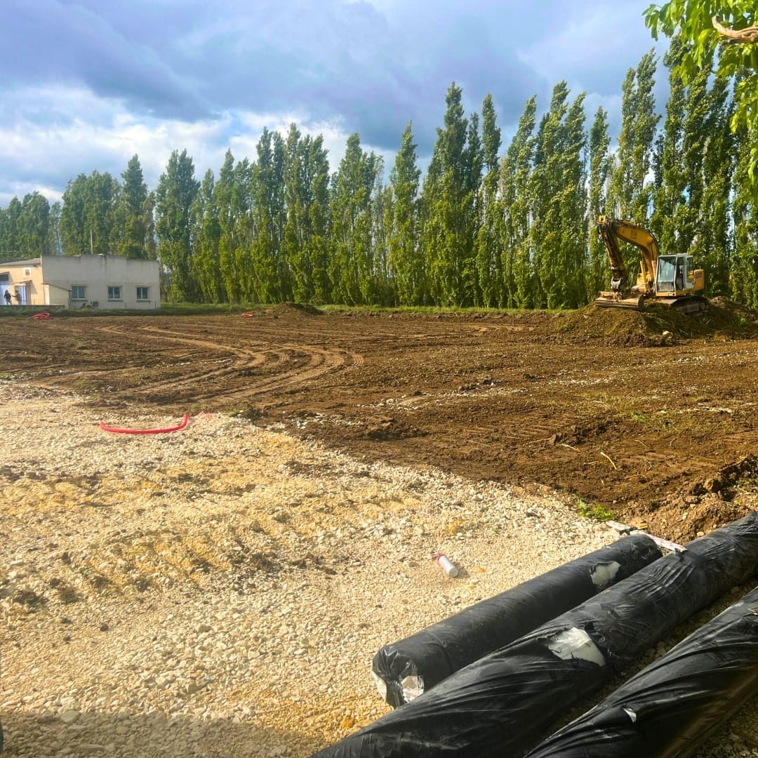 Terrain brut avant terrassement